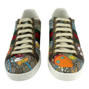 Tênis Gucci x Disney GG Supreme Ace Web Donald Duck